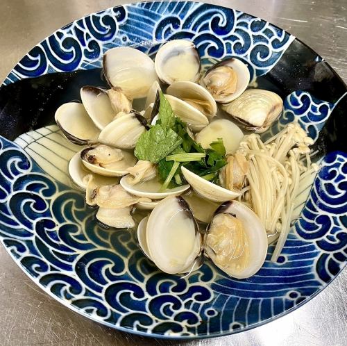 ハマグリの酒蒸し