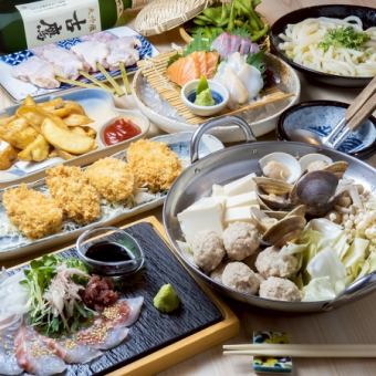 11月18日からお手軽！ハマグリ鍋を含む忘年会・新年会コース全8品+120分[飲放]⇒5000円(税込