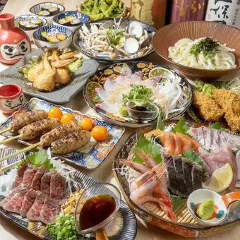 豪華忘年会コース全10品+120分[飲放]⇒6500円(税込