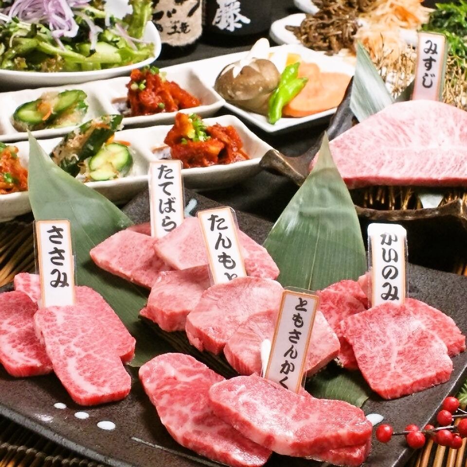 호쿠나시 시노역 도보 3분!!양질의 고기의 뷔페는 한 분 2400엔!!