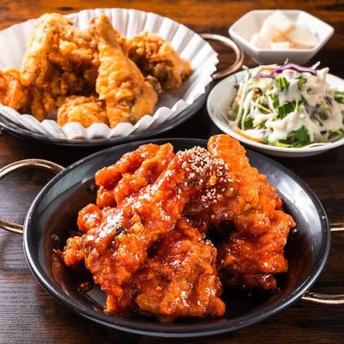 Very popular crispy Korean chicken