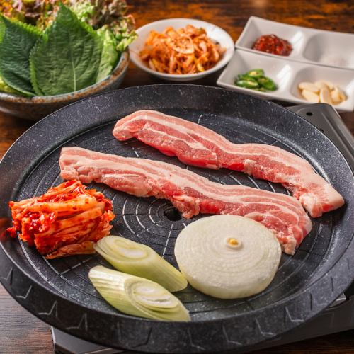 [Standard Course] Samgyeopsal Course (2 servings or more)