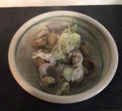 あさりの酒蒸し