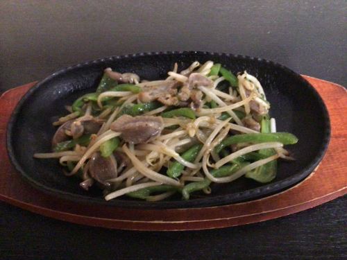 Stir-fried gizzard shad