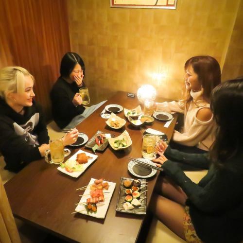 It is also recommended for anniversaries in Tenjin, girls-only gatherings, and parties.