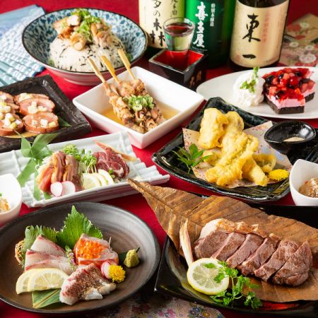 <Banquet> 3 hours every day ★ Luxurious all-you-can-drink ◆ Luxury sashimi × tempura × choice of 3 types of hot pot "5000 yen hot pot course"