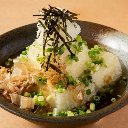 餡掛け揚げ出汁豆腐