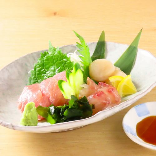 本日の刺身盛り合わせ