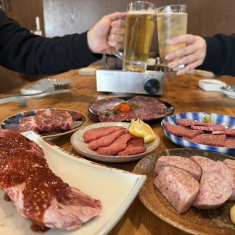 【料理のみ】名物旨ダレ特上ハラミも楽しめる、トトちょい呑み定番コース◆全11品！4500円(税込)