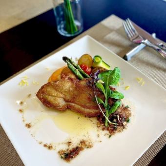 【仅限午餐】◆套餐◆烤高级鸡(共5道菜)3,190日元(含税)