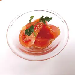 とまとの土佐酢漬け