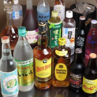 【昼の部】焼酎・ウイスキー飲み放題＆カラオケ歌い放題《3時間SET》3000円(税込)