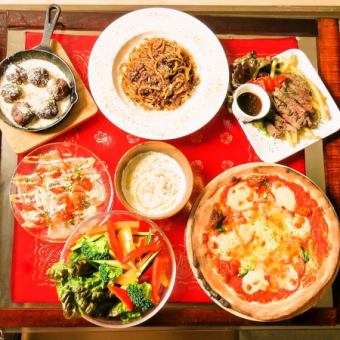 【五感の女子会プラン♪】2時間飲み放題付き★☆3,000円♪