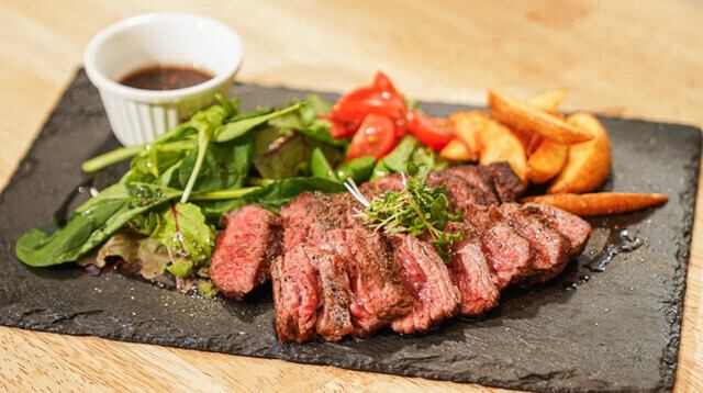 【ガッツリ食べたい方必見！五感オリジナルメニュー】ザ・プレミアムステーキ！