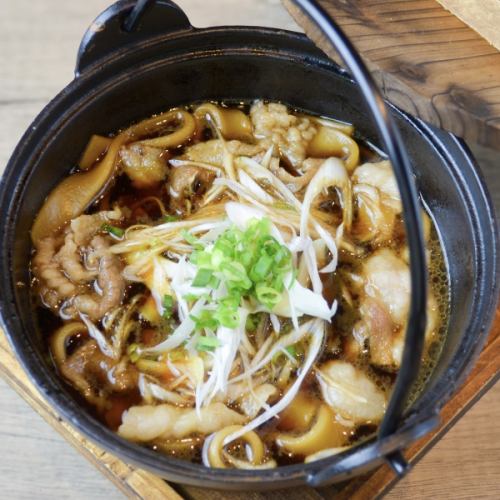 Wagyu Beef Kishimen Noodles with Black Oden Broth