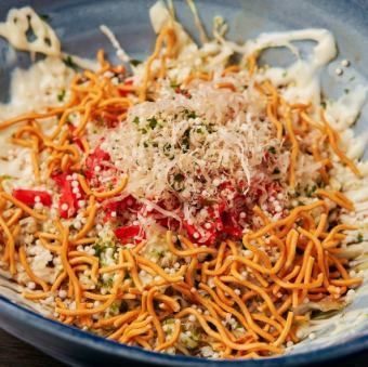 国産あおさのもんじゃサラダ