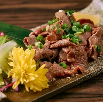 牛たんの"辛”味噌焼き