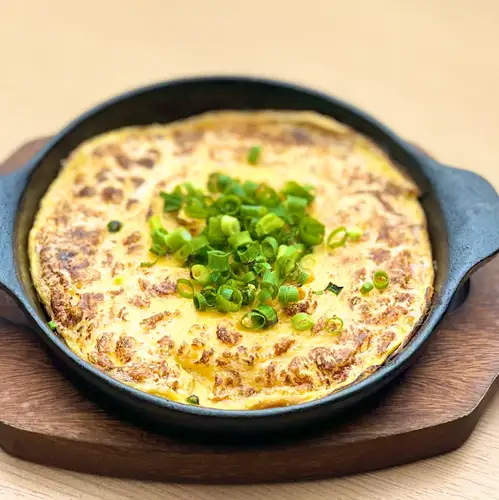 Fluffy Teppanyaki with Okukuji Eggs