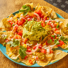 "Nachos", a classic Mexican dish that is carefully prepared