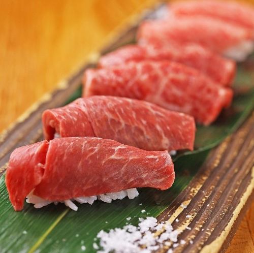 All-you-can-eat A5 Kuroge Wagyu beef, meat sushi, and up to 120 other dishes