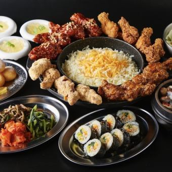 【90分飲み放題付】メインは大人気UFOチキン！全8品3500円(税込)