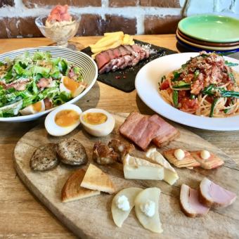 ★Takeout only★ Smoked at home♪ Smoked Set (for a hearty meal)♪ (+2,700 yen for 1 additional person)