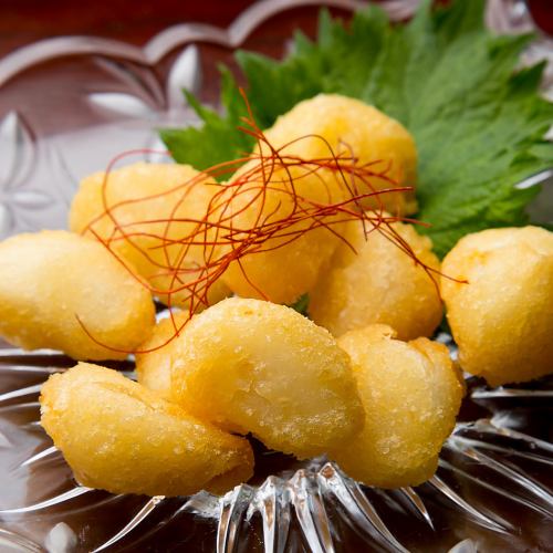 Garlic tempura
