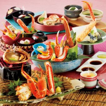 【限时供应：6月1日至7月31日】缤纷蟹肉刺身怀石料理套餐 - 第一期：“Soki” - 奢华16道菜 ◆ 12,100日元（含税）