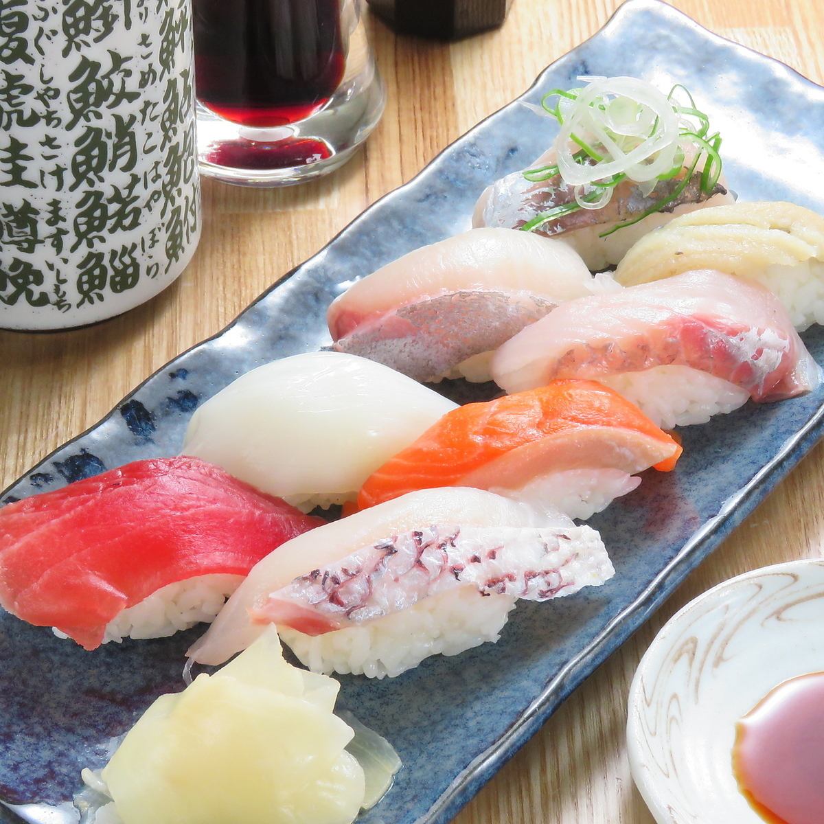 You can enjoy authentic sushi at a reasonable price ♪