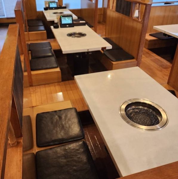 Perfect for family, friends, or company parties. Feel free to enjoy the horigotatsu seats.