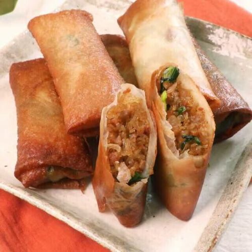 Taiwanese rice vermicelli spring rolls