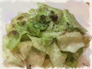 Anchovy cabbage