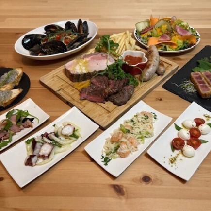 2小时课程☆包含标准畅饮！我们的招牌菜♪ 5000日元标准课程