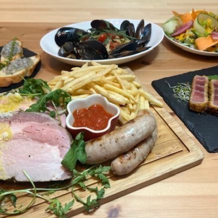 2小時課程，暢飲無限量！超值！ 4000日圓輕量級課程