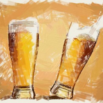 2小时无限畅饮2000日元！！加500日元可升级为“高级无限畅饮”。