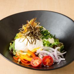 Oboro tofu sesame dressing salad