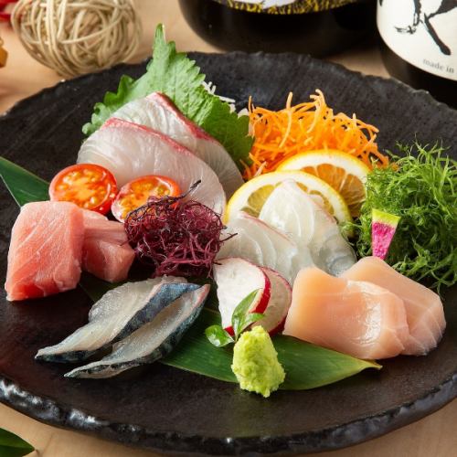 Assortment of fresh fish (5 kinds) (1 plate)