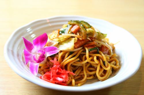 Okinawan style fried noodles