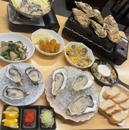 ★ 인터넷 예약 한정 코스 ★ 굴 마무리 만족 코스 ★ 음료 무제한 포함! ★