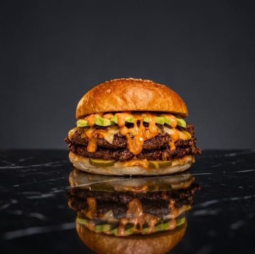 BBQスマッシュアボカドチーズバーガー