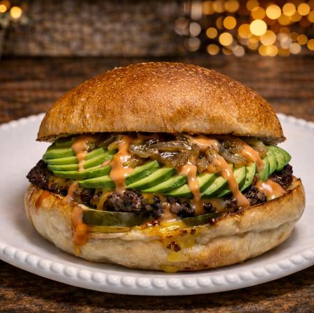 スマッシュアボカドチーズバーガー【シングル】