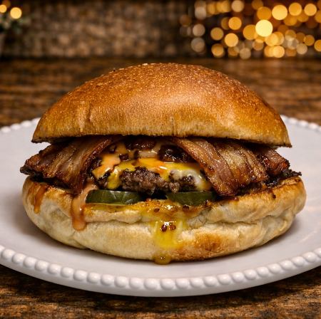 スマッシュベーコンチーズバーガー【シングル】