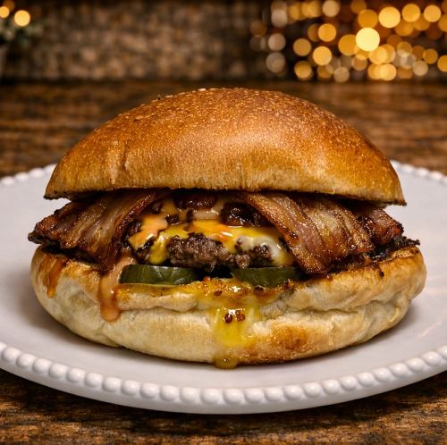 スマッシュベーコンチーズバーガー【シングル】