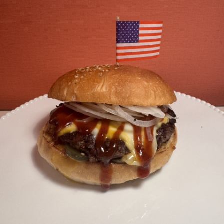 BBQスマッシュチーズバーガー(シングルパティ)