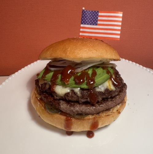 BBQスマッシュアボカドチーズバーガー(標準/ダブルパティ)