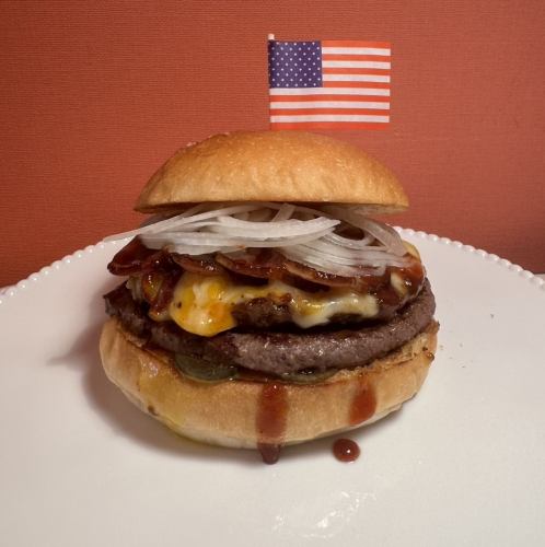 BBQスマッシュベーコンチーズバーガー(標準/ダブルパティ)