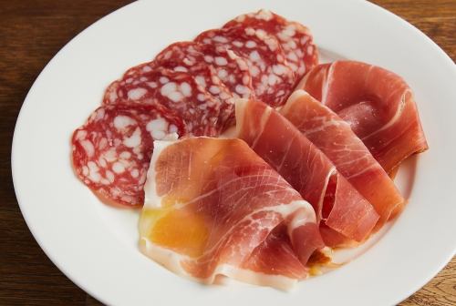 prosciutto and salami