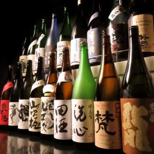 日本酒は常時12種以上