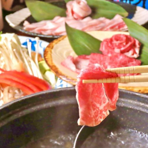 名物佐賀牛のしゃぶしゃぶ