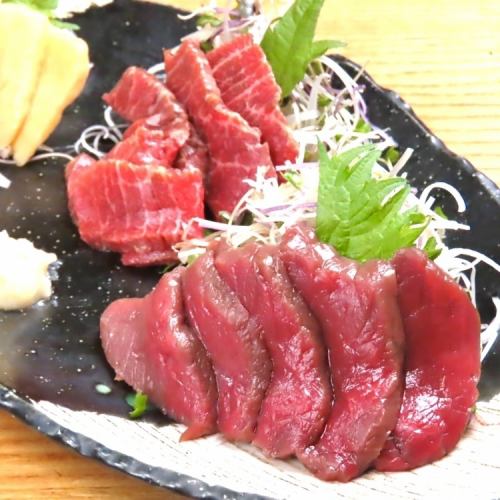 馬刺し3種盛り合わせ